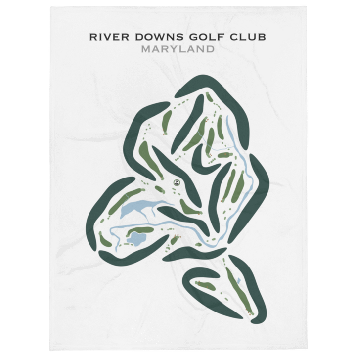 River Downs Golf Club, Maryland - Printed Golf Courses
