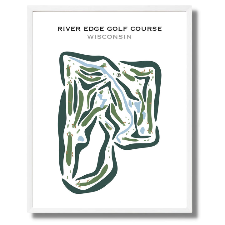 River Edge Golf Course, Wisconsin - Printed Golf Courses