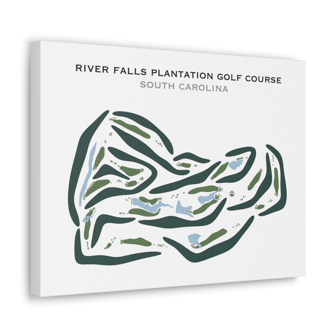 River Falls Plantation Golf Course, South Carolina - Printed Golf Courses