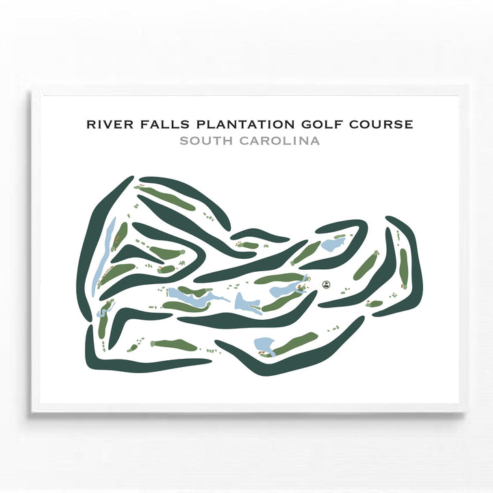 River Falls Plantation Golf Course, South Carolina - Printed Golf Courses