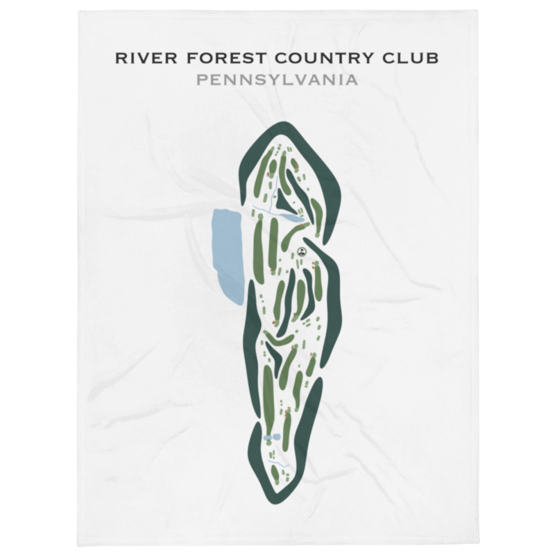 River Forest Country Club, Pennsylvania - Printed Golf Courses