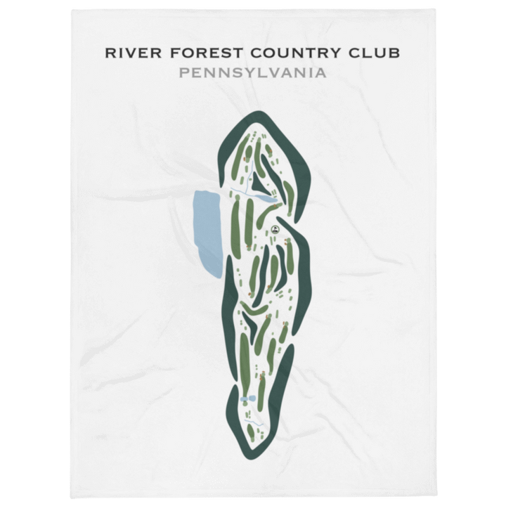 River Forest Country Club, Pennsylvania - Printed Golf Courses