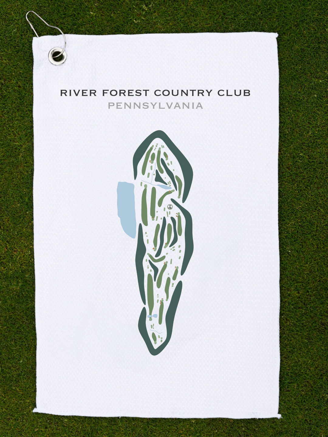 River Forest Country Club, Pennsylvania - Printed Golf Courses