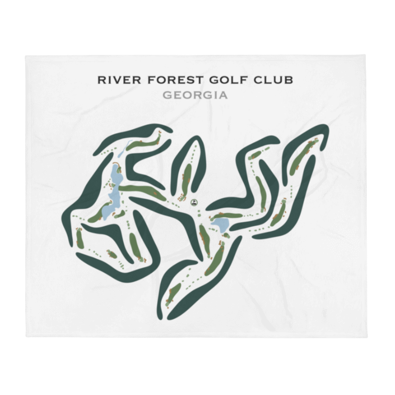 River Forest Golf Club, Georgia - Printed Golf Courses