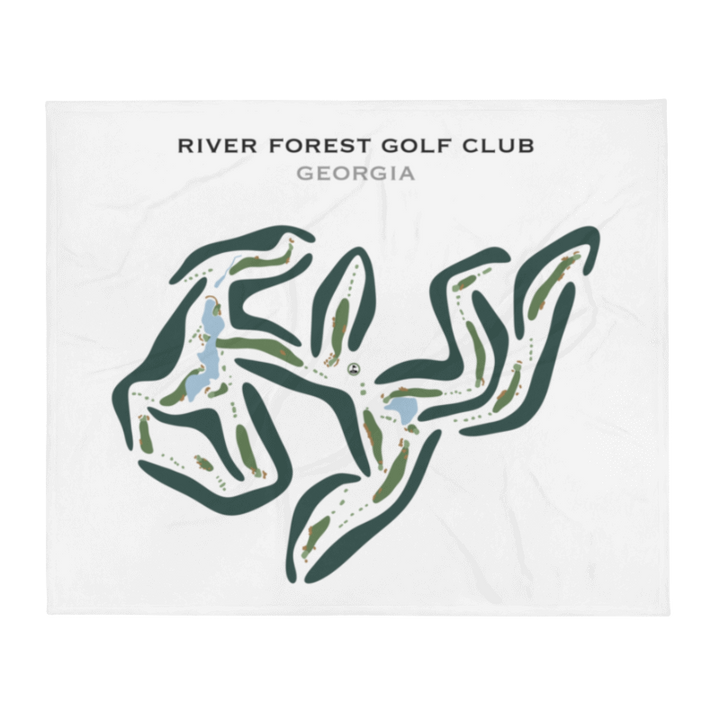 River Forest Golf Club, Georgia - Printed Golf Courses