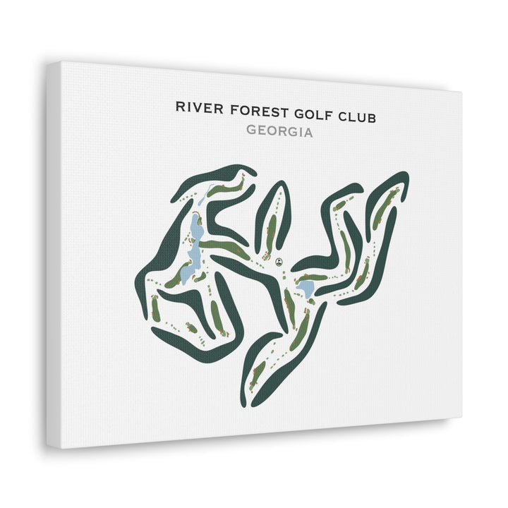 River Forest Golf Club, Georgia - Printed Golf Courses