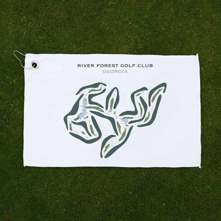 River Forest Golf Club, Georgia - Printed Golf Courses