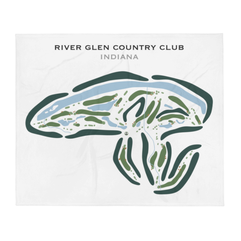 River Glen Country Club, Indiana - Printed Golf Courses