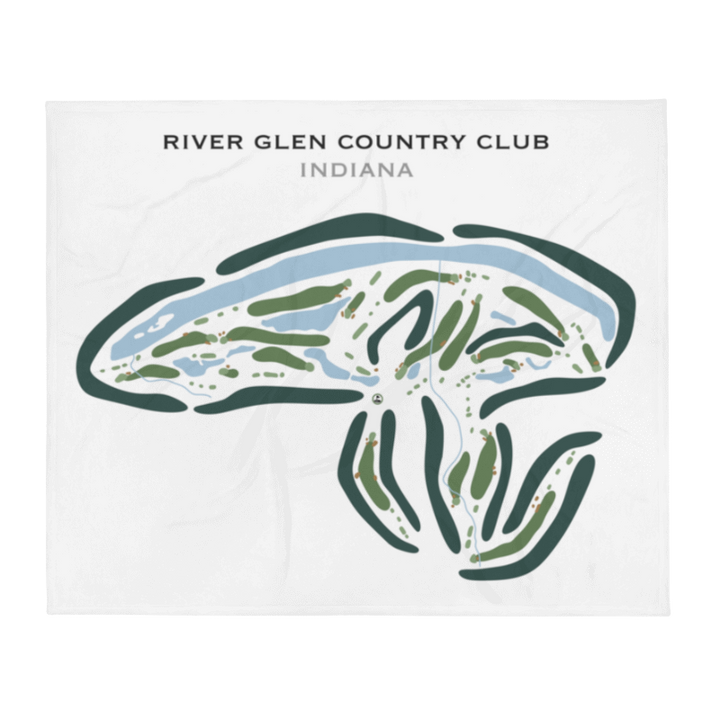 River Glen Country Club, Indiana - Printed Golf Courses