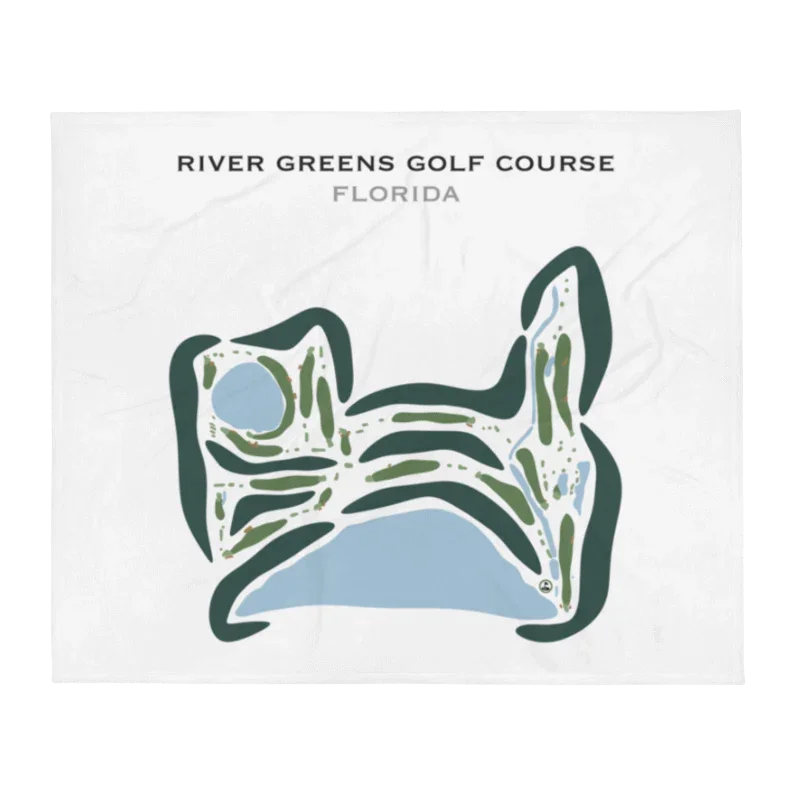 River Greens Golf Course, Florida - Printed Golf Courses