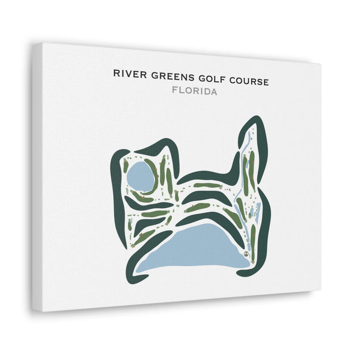 River Greens Golf Course, Florida - Printed Golf Courses