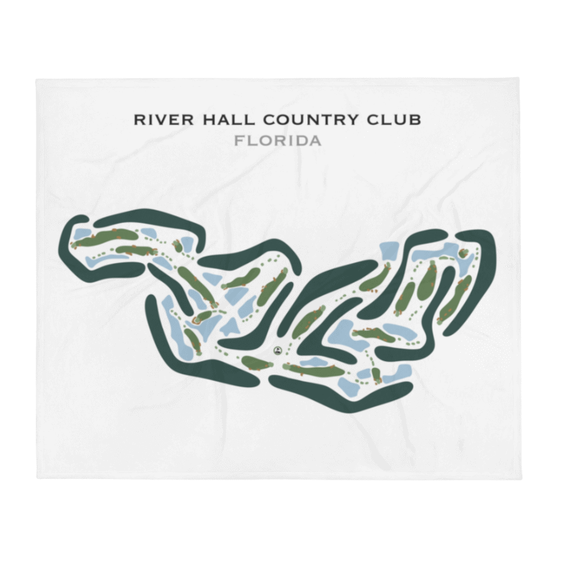 River Hall Country Club, Florida - Printed Golf Courses