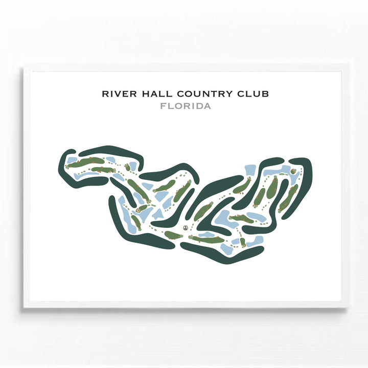 River Hall Country Club, Florida - Printed Golf Courses