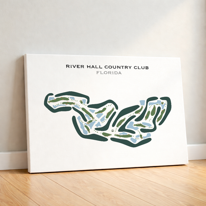 River Hall Country Club, Florida - Printed Golf Courses
