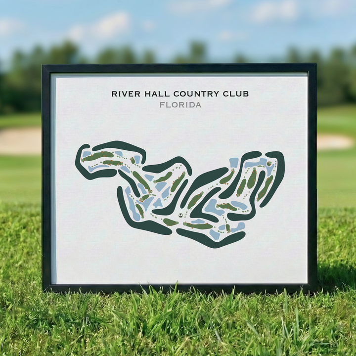 River Hall Country Club, Florida - Printed Golf Courses