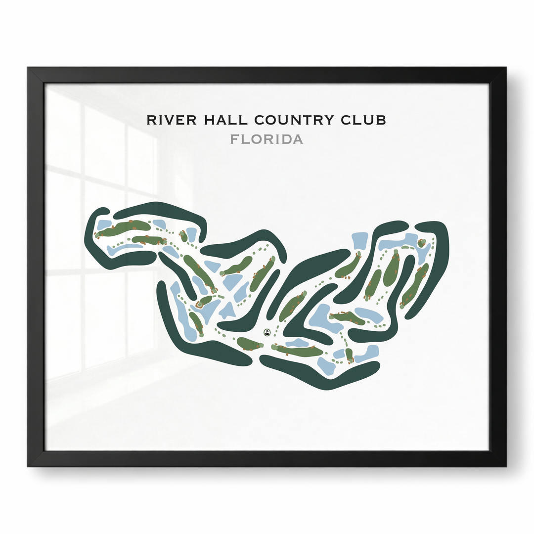 River Hall Country Club, Florida - Printed Golf Courses