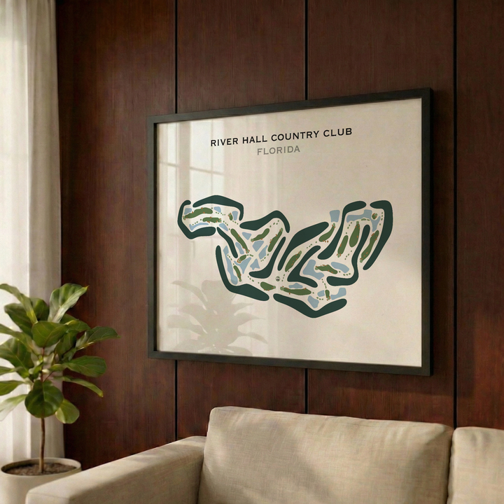 River Hall Country Club, Florida - Printed Golf Courses