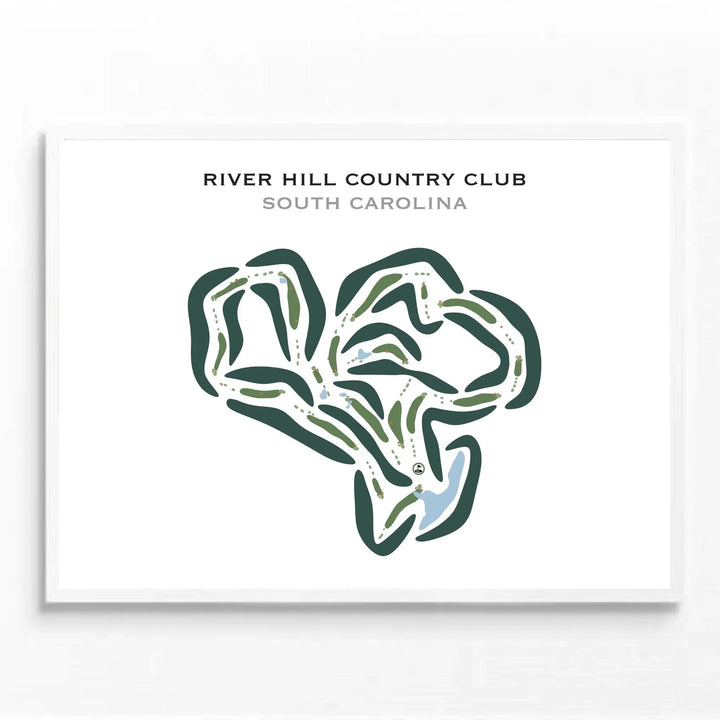 River Hills Country Club, South Carolina - Printed Golf Courses