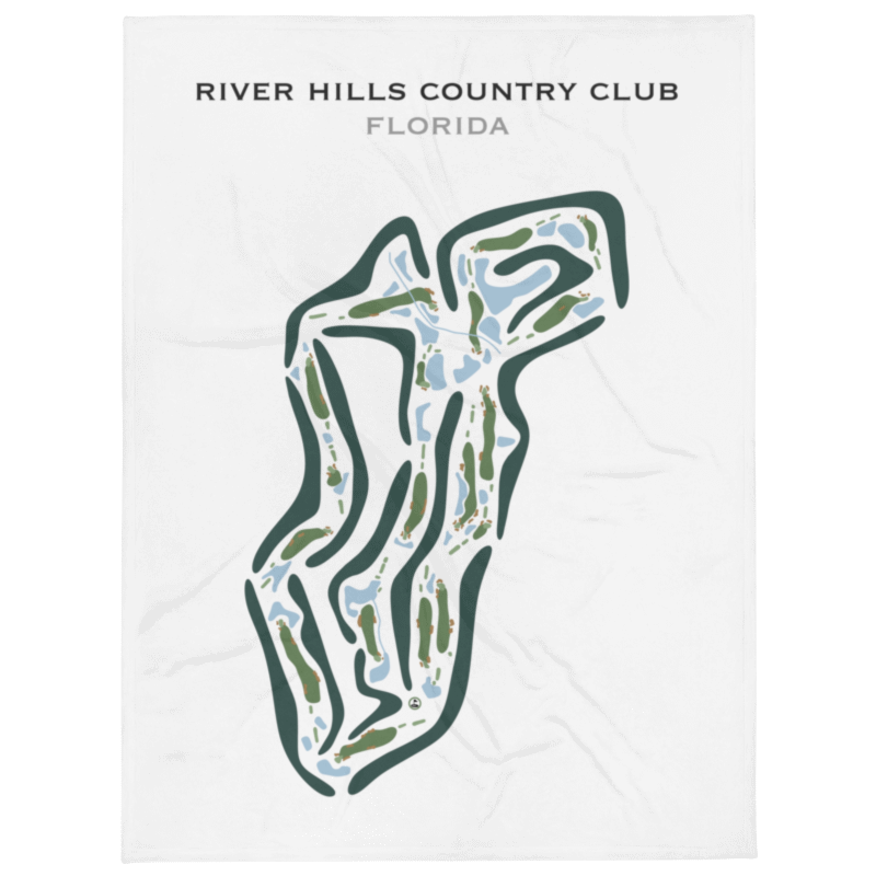River Hills Country Club, Florida - Printed Golf Courses