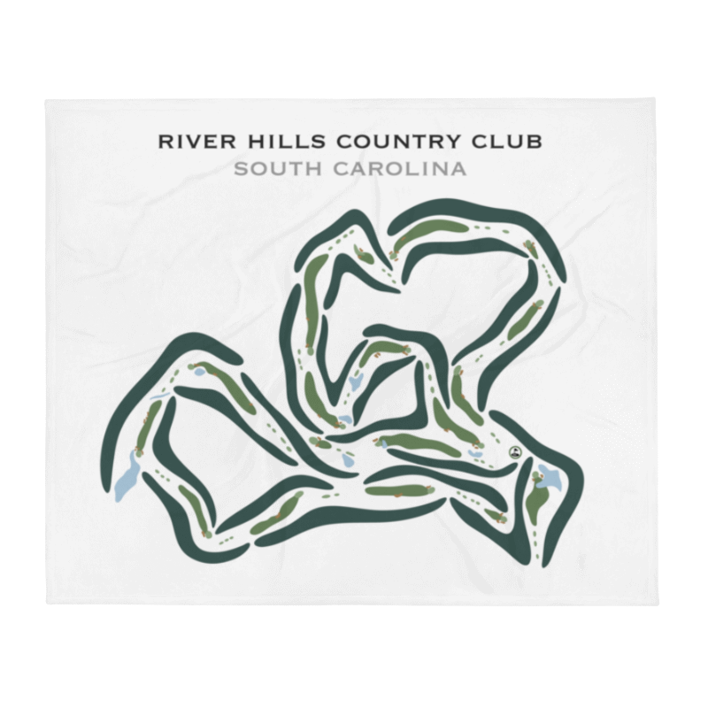 River Hills Country Club, South Carolina - Printed Golf Courses