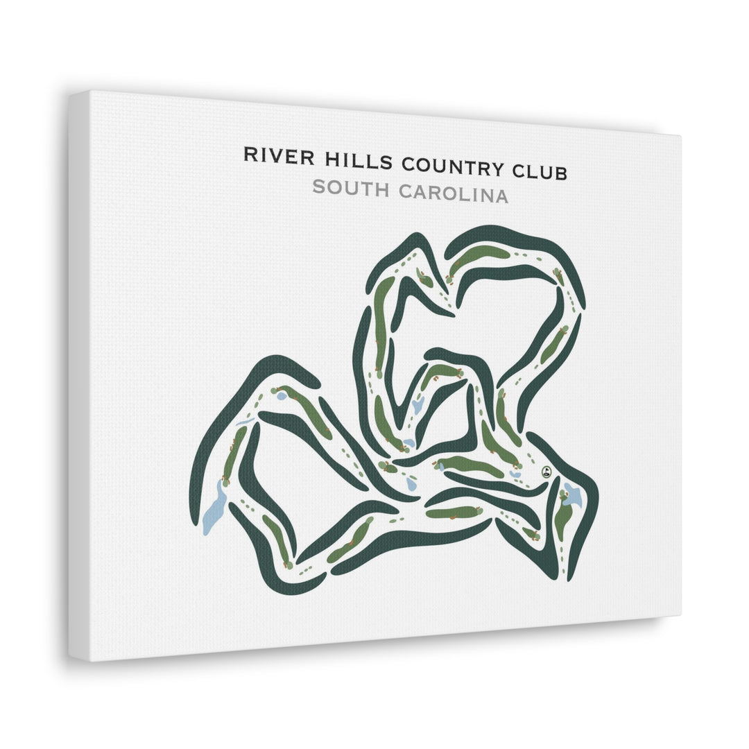 River Hills Country Club, South Carolina - Printed Golf Courses