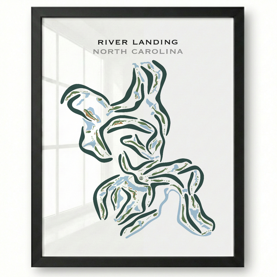 River Landing, North Carolina - Printed Golf Courses