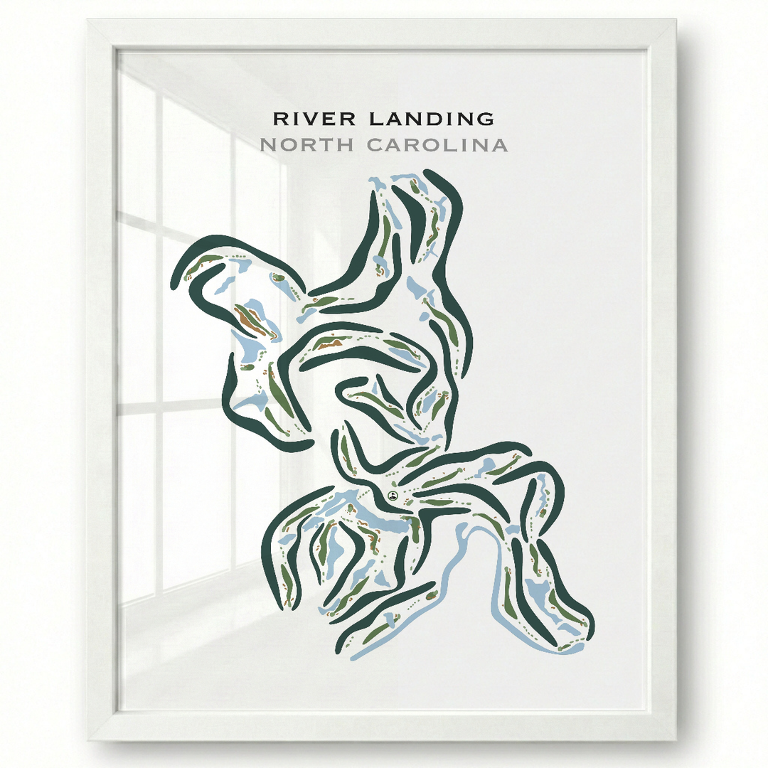 River Landing, North Carolina - Printed Golf Courses