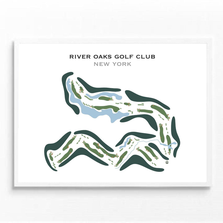 River Oaks Golf Club, New York - Golf Course Prints