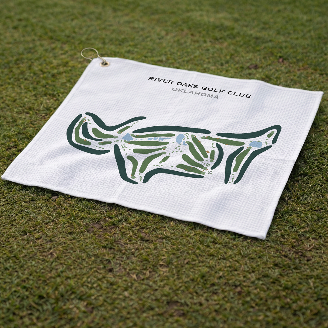 River Oaks Golf Club, Oklahoma - Printed Golf Courses