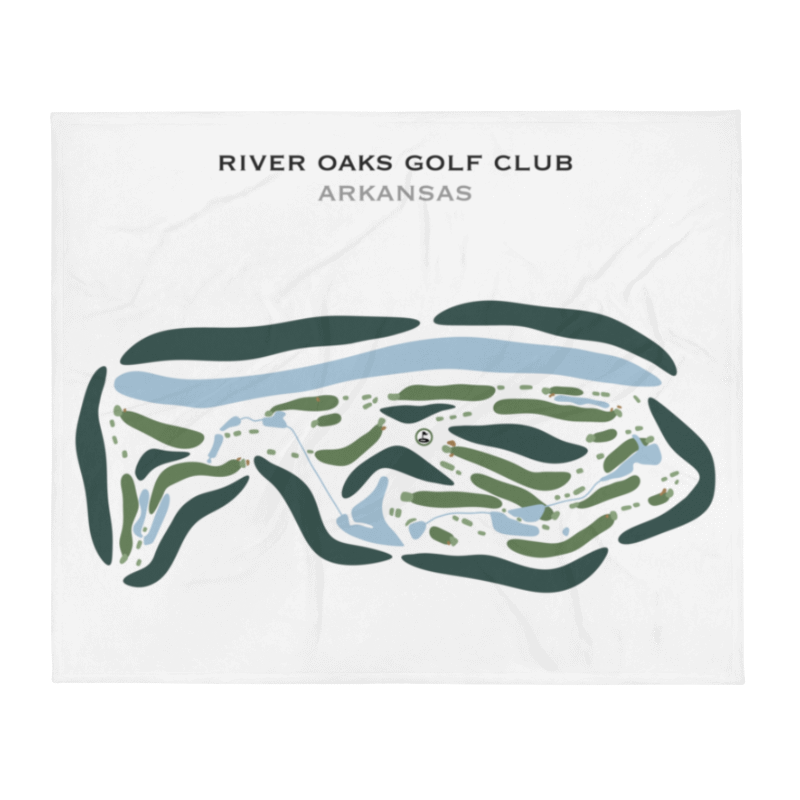 River Oaks Golf Club, Arkansas - Printed Golf Courses