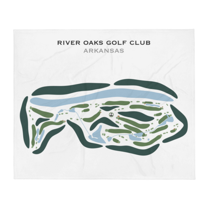 River Oaks Golf Club, Arkansas - Printed Golf Courses