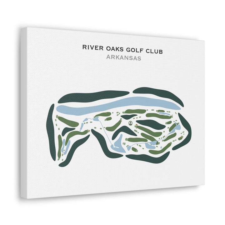 River Oaks Golf Club, Arkansas - Printed Golf Courses