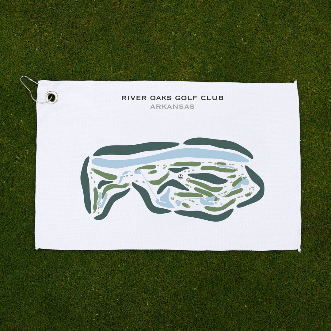 River Oaks Golf Club, Arkansas - Printed Golf Courses