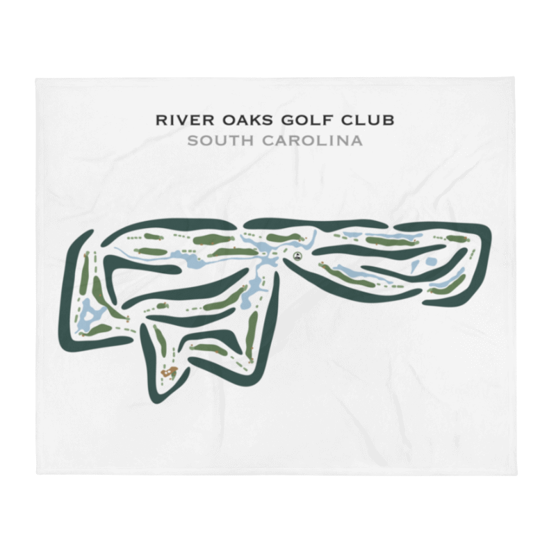 River Oaks Golf Club, South Carolina - Printed Golf Courses