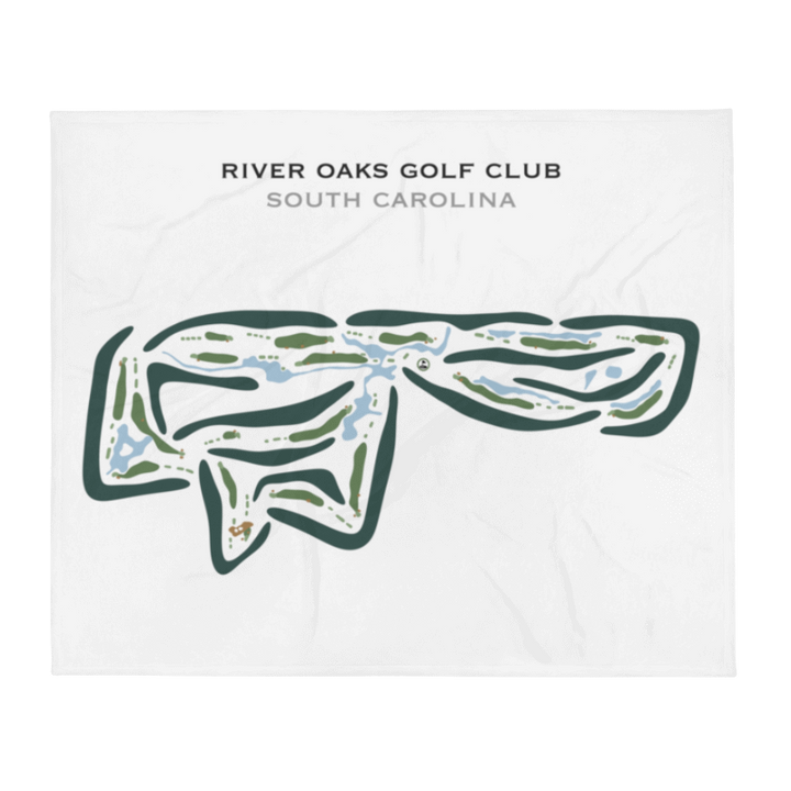 River Oaks Golf Club, South Carolina - Printed Golf Courses