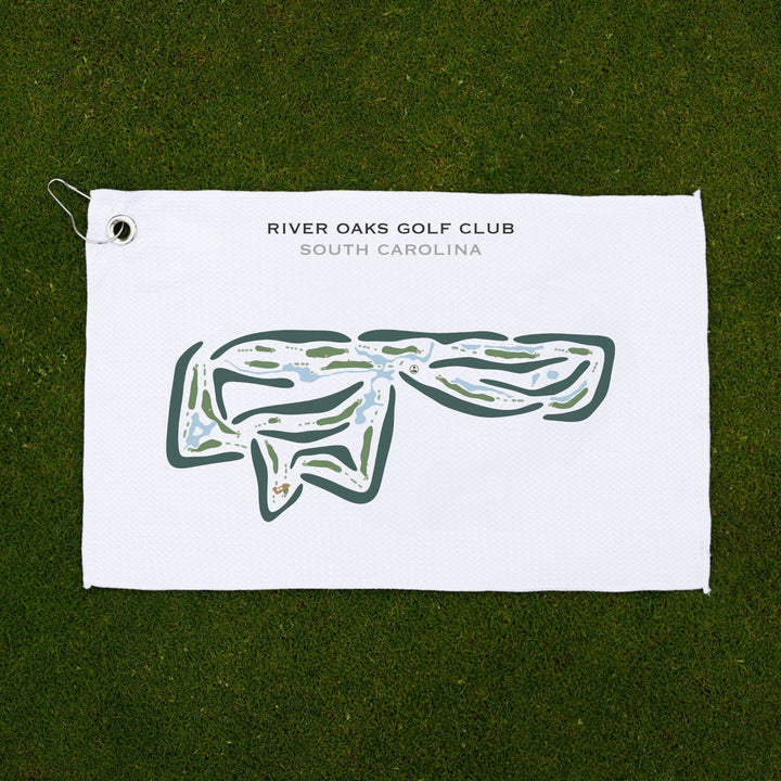 River Oaks Golf Club, South Carolina - Printed Golf Courses