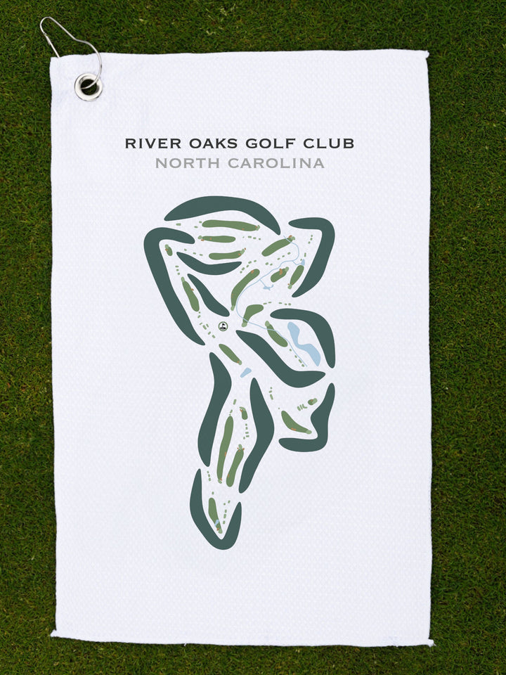 River Oaks Golf Club, North Carolina - Printed Golf Courses