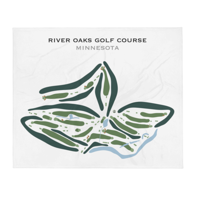 River Oaks Golf Course, Minnesota - Printed Golf Courses