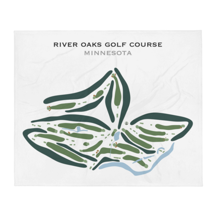 River Oaks Golf Course, Minnesota - Printed Golf Courses