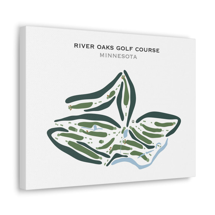 River Oaks Golf Course, Minnesota - Printed Golf Courses