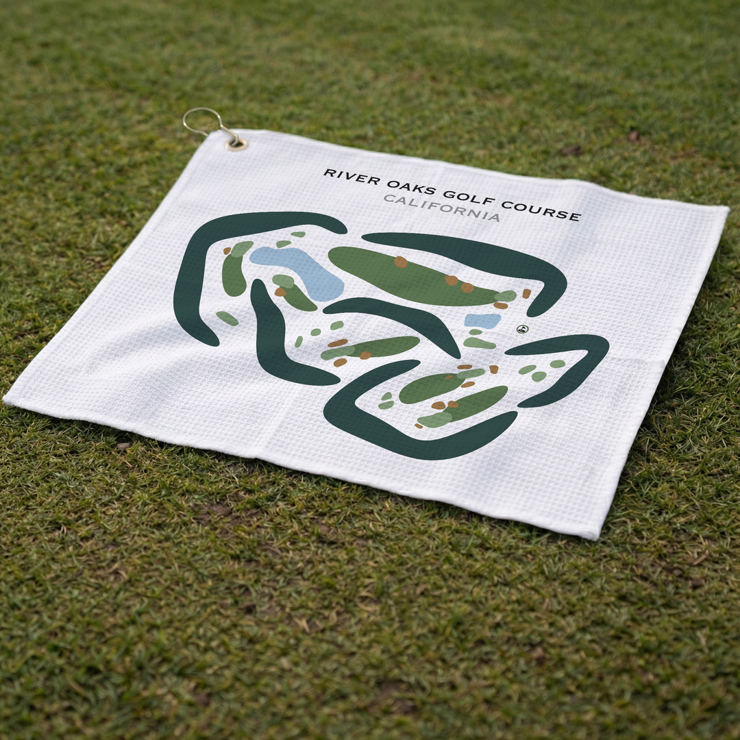 River Oaks Golf Course, California - Printed Golf Courses