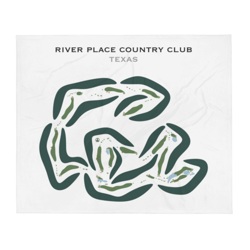 River Place Country Club, Texas - Printed Golf Courses