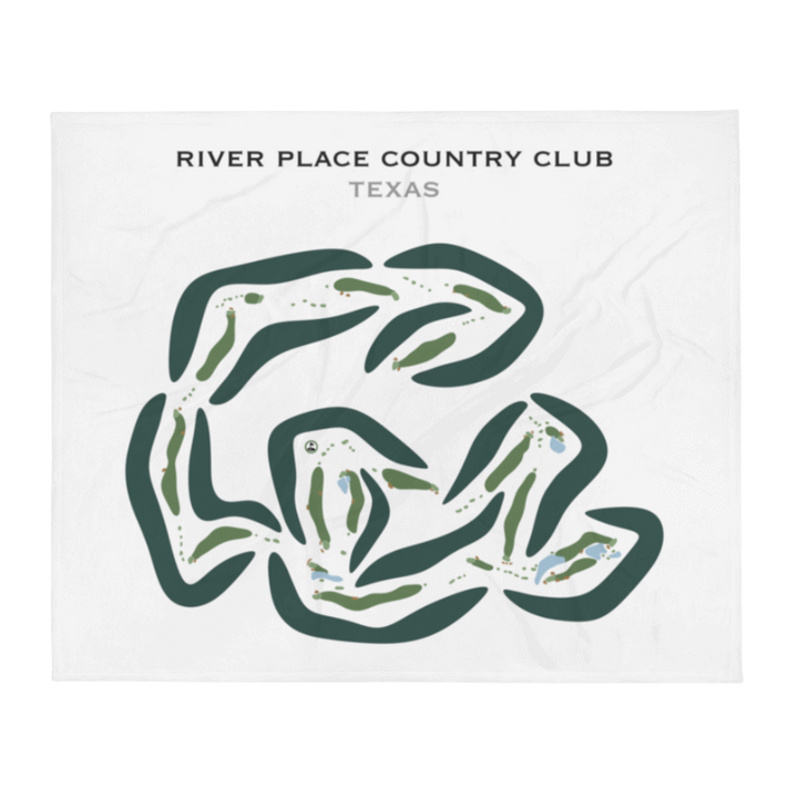 River Place Country Club, Texas - Printed Golf Courses