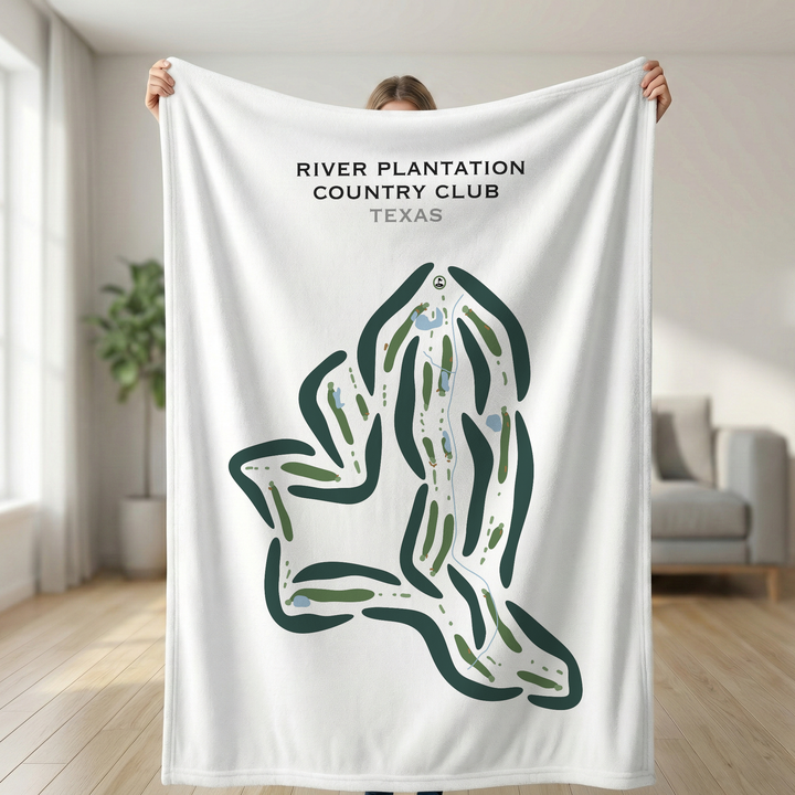 River Plantation Country Club, Texas - Printed Golf Courses