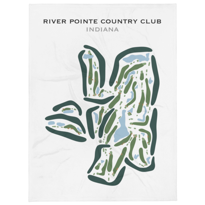 River Pointe Country Club, Indiana - Printed Golf Courses