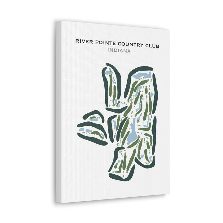 River Pointe Country Club, Indiana - Printed Golf Courses