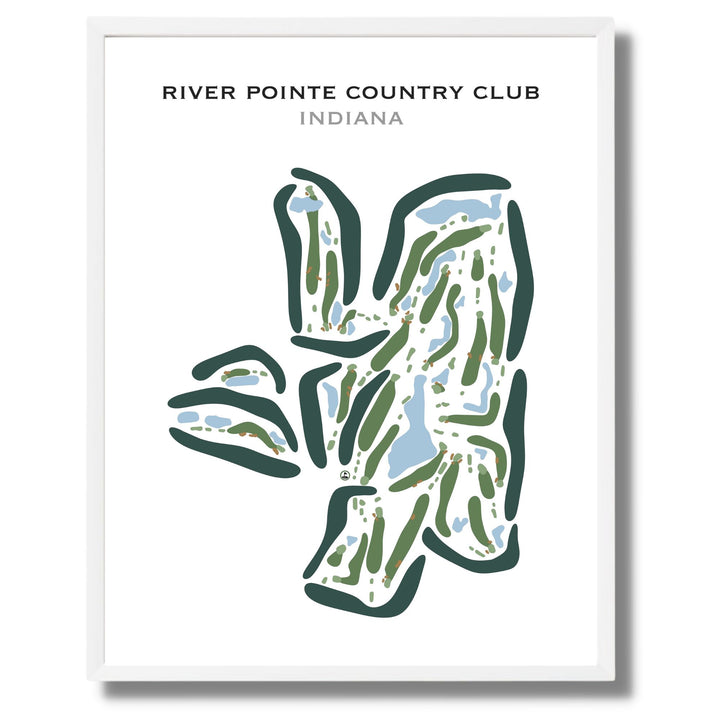 River Pointe Country Club, Indiana - Printed Golf Courses