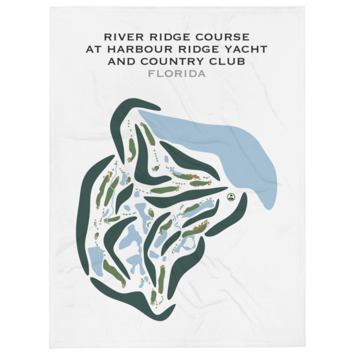 River Ridge Course at Harbour Ridge Yacht & Country Club, Florida - Printed Golf Courses