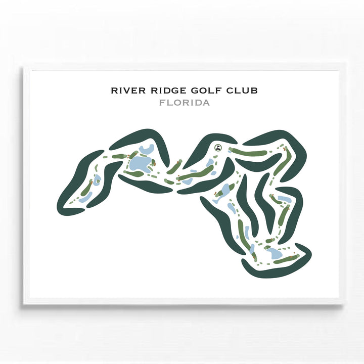 River Ridge Golf Club, Florida - Printed Golf Courses