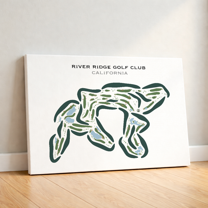 River Ridge Golf Club, California - Printed Golf Courses